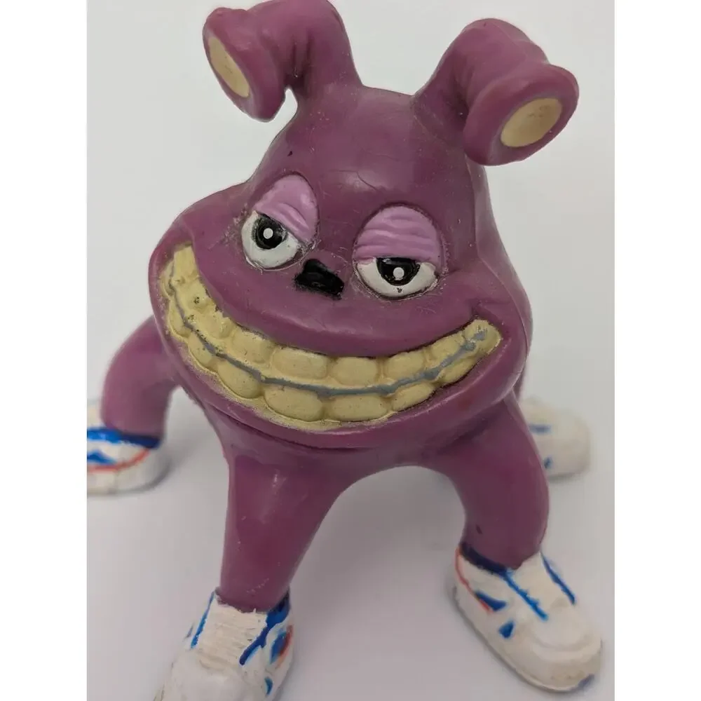 Vintage 1980s Keds Purple Alien Monster Promotional Figure Rare PVC Toy - Picture 5 of 7